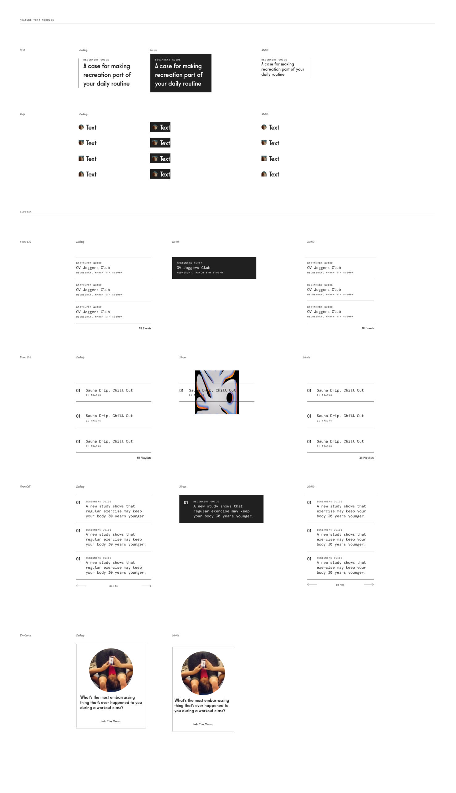 Homepage-Text-Modules